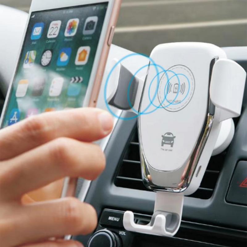 CABLING® Chargeur de voiture Qi sans fil pour iPhone X,Qi Support Téléphone  Voiture Chargeur sans fil à Induction Rapide, Support de téléphone Air