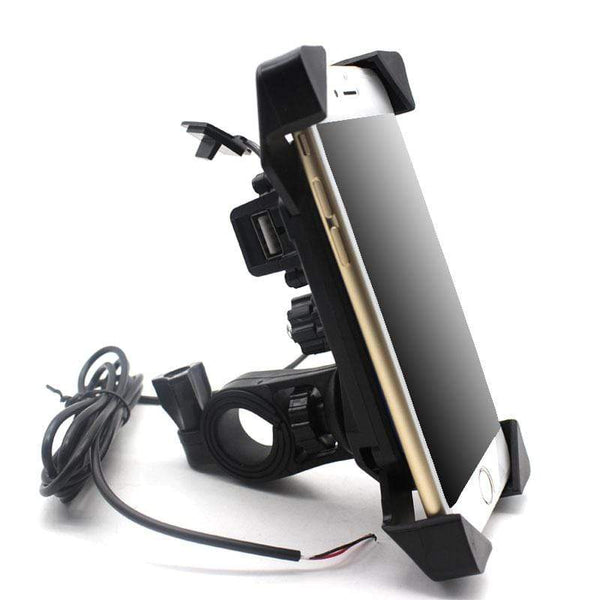 Support de téléphone portable de moto Support de chargeur USB